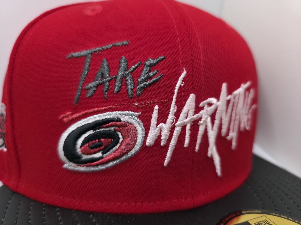 Carolina Hurricanes Hat New Era Satin Brim Fitted 7 1/2 2011 All Star Game Patch
